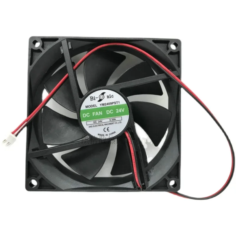 Bi-onic YM2409PST1 DC 24V 0.35A 90x90x25mm 2-Wire Server Cooling Fan