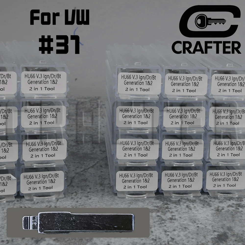 

Ключ Crafters LISHI Tool 2 в 1 HU66 V.3 для VW Volkswagen Blade # 31
