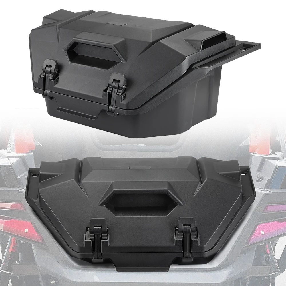 

UTV Rear Tool Storage Box #2884236 Compatible with Polaris RZR PRO R /R 4 2022-2023 2025 Cargo Bed Box with Two Lockable Latches