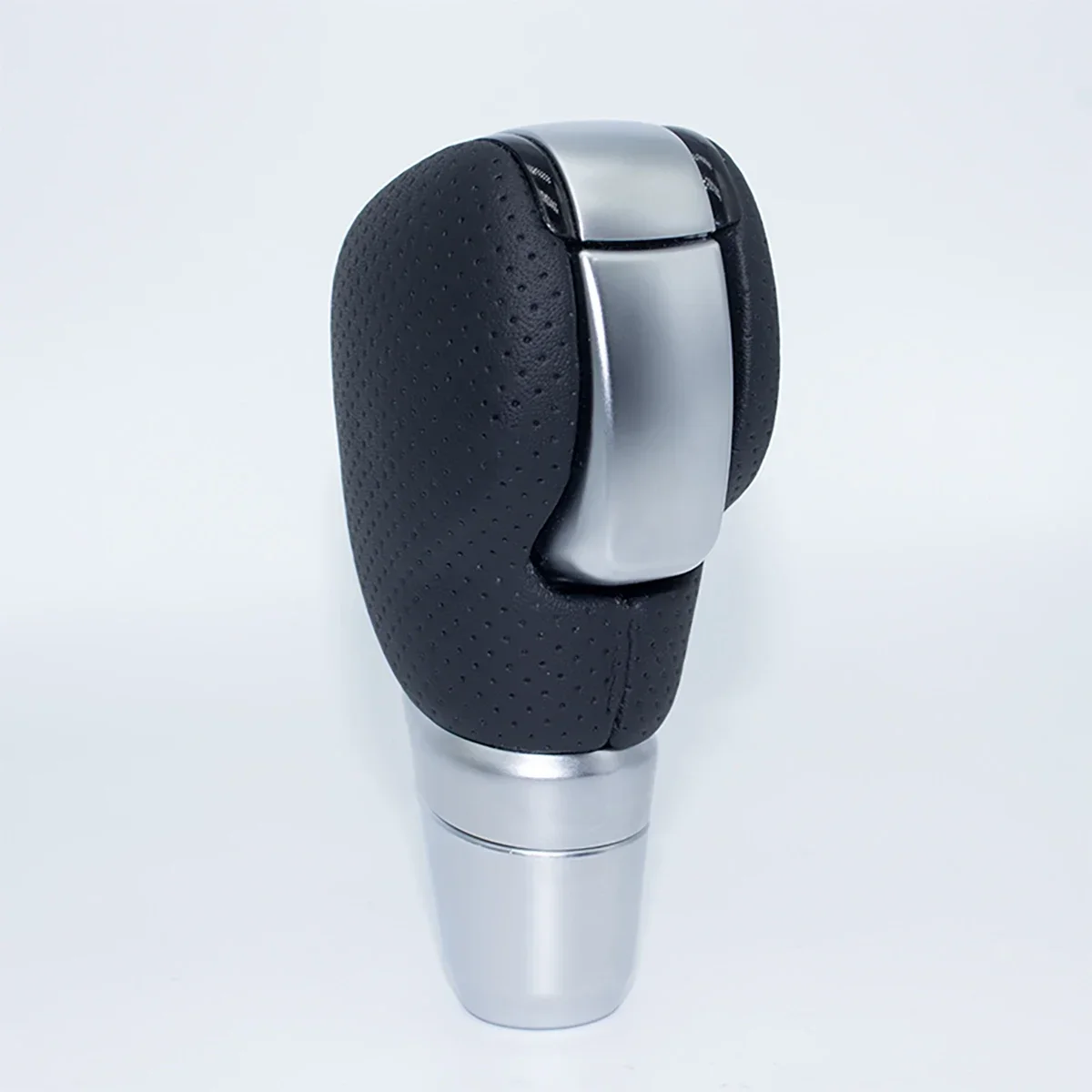 Automatic Transmission Interior Styling Gear Shift Knob Silver Black PU Leather For Renault Talisman Samsung SM6 15-2024 Megane view 4