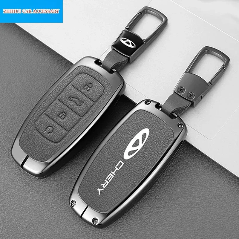 

For Chery Omoda C5 5 FX 2022 2023 Car Styling Zinc Alloy Key Cover Protective Shell Case Buckle Modificated Auto Accessories