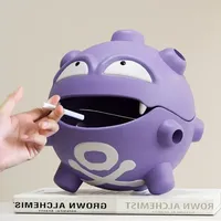 Cartoon Pokemon Weezing Mosquito Coil Tray Anime Indoor Incense Holders Bedroom Figures Desktop Car Decoration Storage Toys