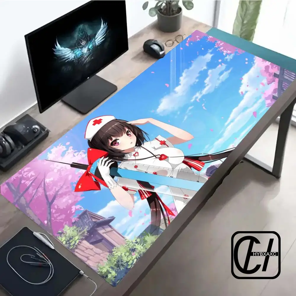 

Коврик для мыши с аниме-девушкой Yuki Aim, игровой скоростной коврик для мыши, премиум-коврик для геймеров, коврик для киберспорта, настольный коврик для компьютера, коврик для клавиатуры