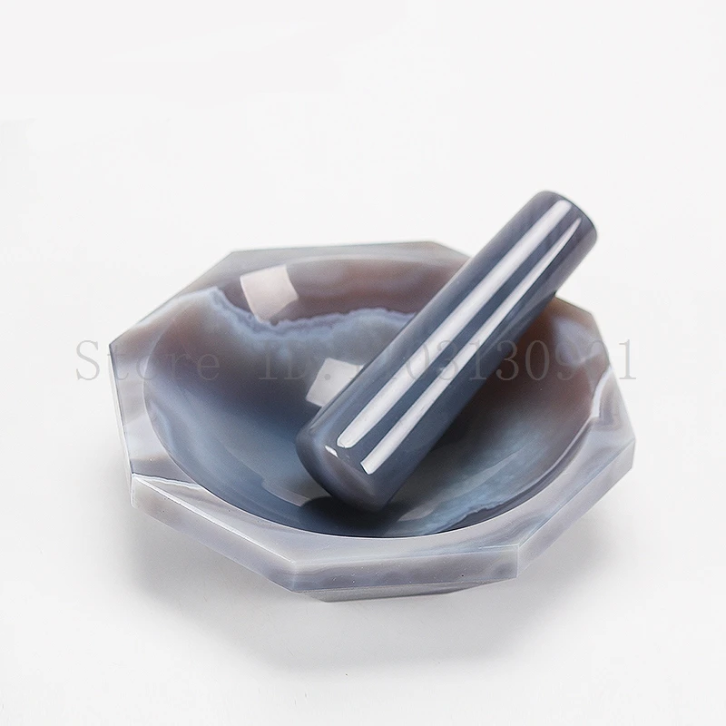 30mm-130mm Laboratory Use Carnelian Mortar and Pestle FIRST-GRADE Pure and Natural AGATE Mortar with Pestle