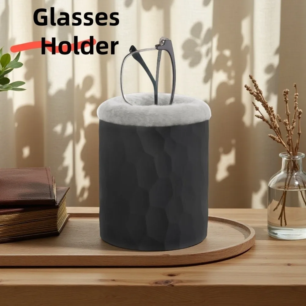 

New Silicone Glasses Box Protective Anti-Scratch Eyeglass Holders Soft Lining Lined Pen Holder Desks
