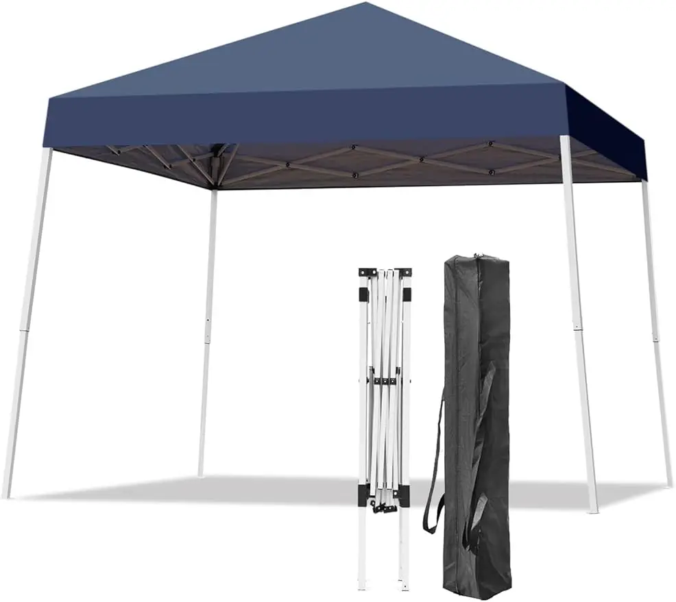 

Canopy 10X10 FT Pop Up Canopy Outdoor Instant Tent with Carrying Bag Portable Gazebo for Patio Deck Garden and Beach8X8 FTCanopy