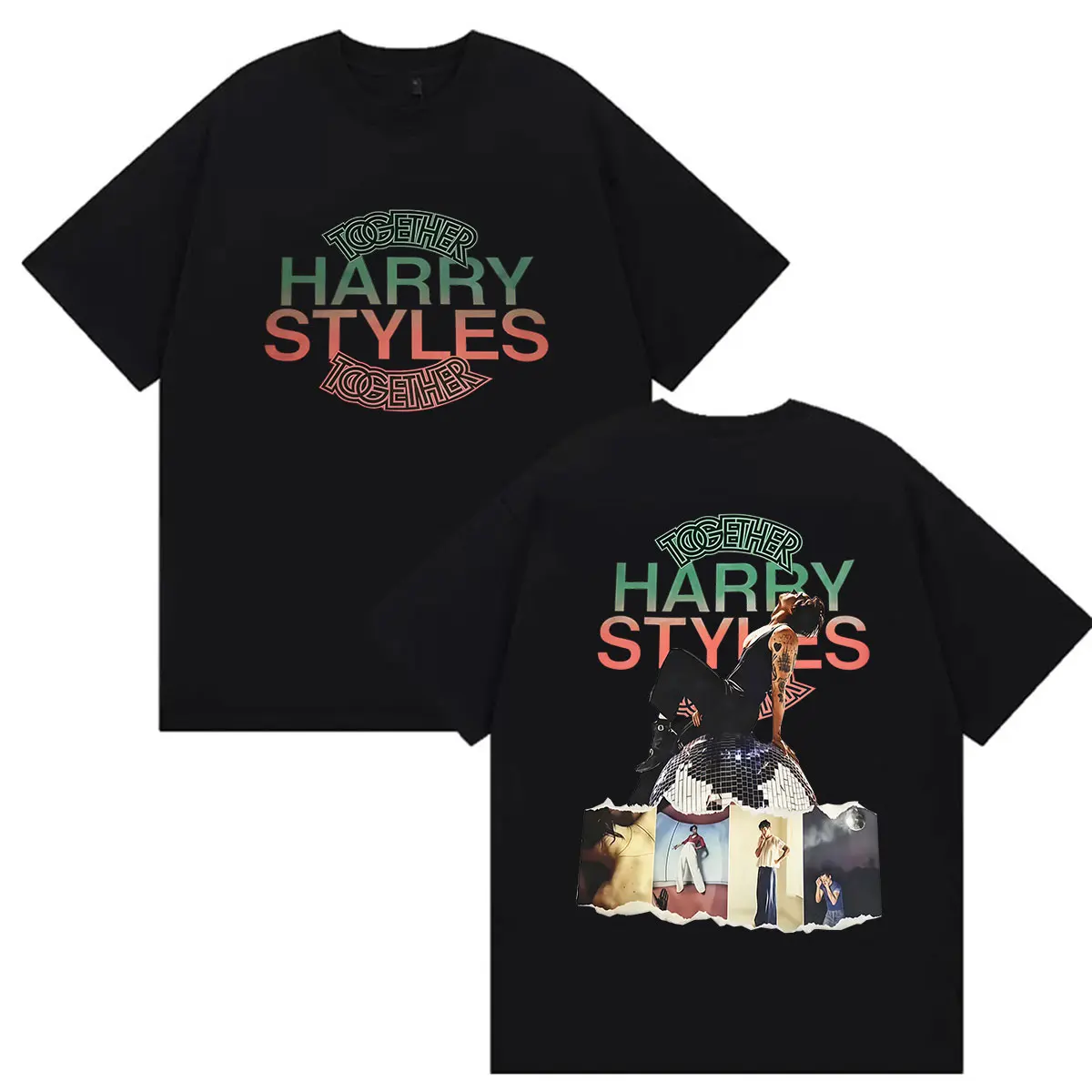 Harry Styles We Belong Together T-Shirts für Männer und Frauen Hochwertiges Vintage Oversized T-Shirt Sommer 100% Baumwolle Kurzarm T-Shirt – Detail 5