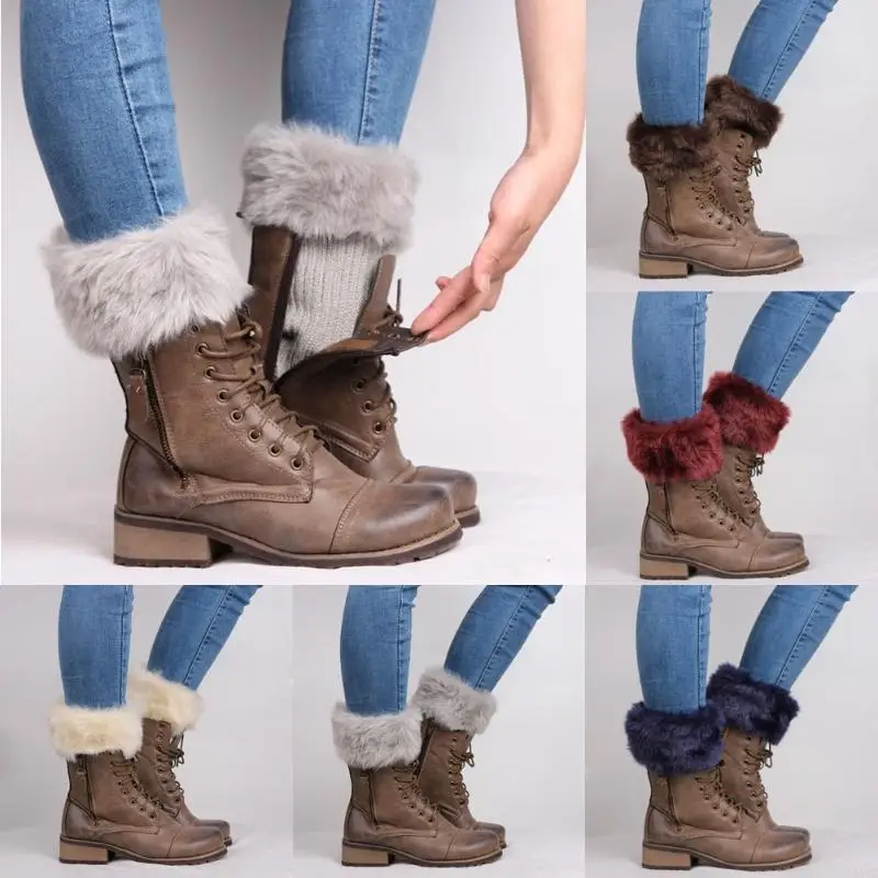 A5YC Women Winter Socken 1 Paar warme Manschetten Boot Socken Supplies Dekor Accessoire