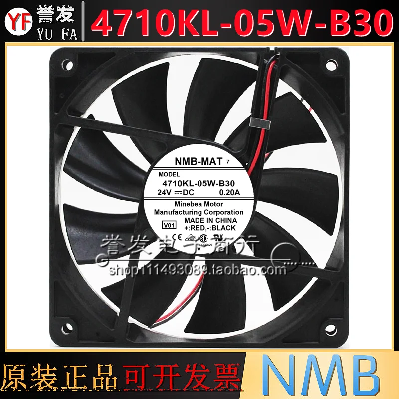 NOVO RADIADOR DE VENTILADOR DE REFRIGERAÇÃO ORIGINAL 4710KL-05W-B39 24V 0,20A 12025 120x120x25mm