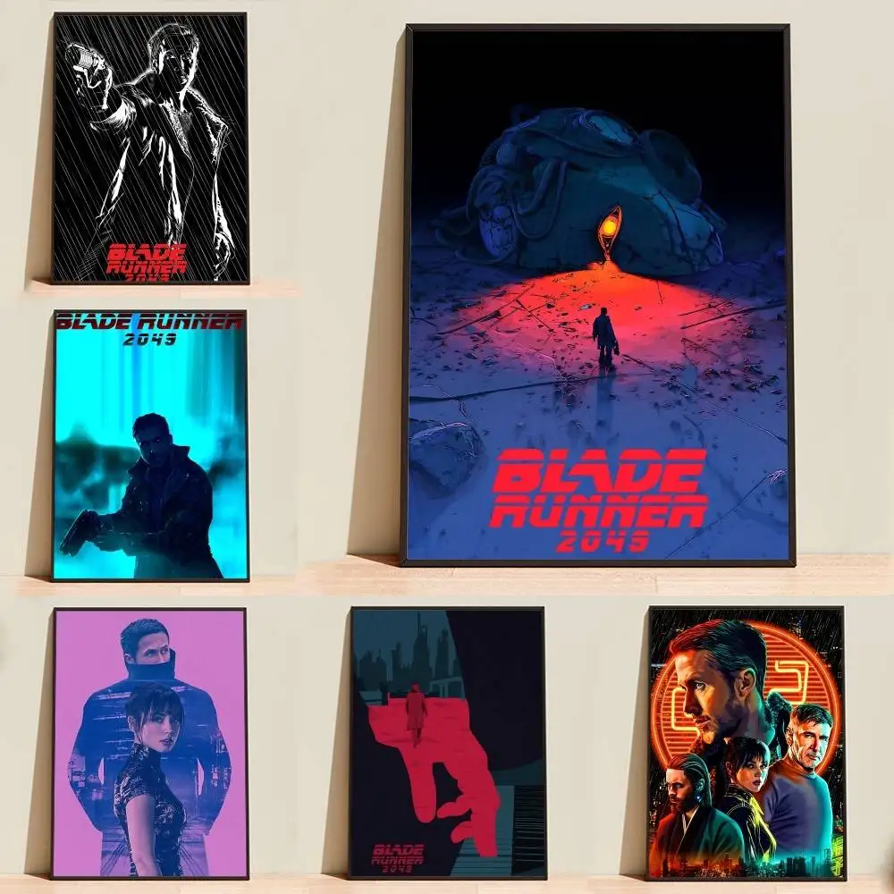 Film BR Tears-in-Rain R-Rick Deckard Poster Self-adhesive Waterproof Paper Sticker Coffee House Bar