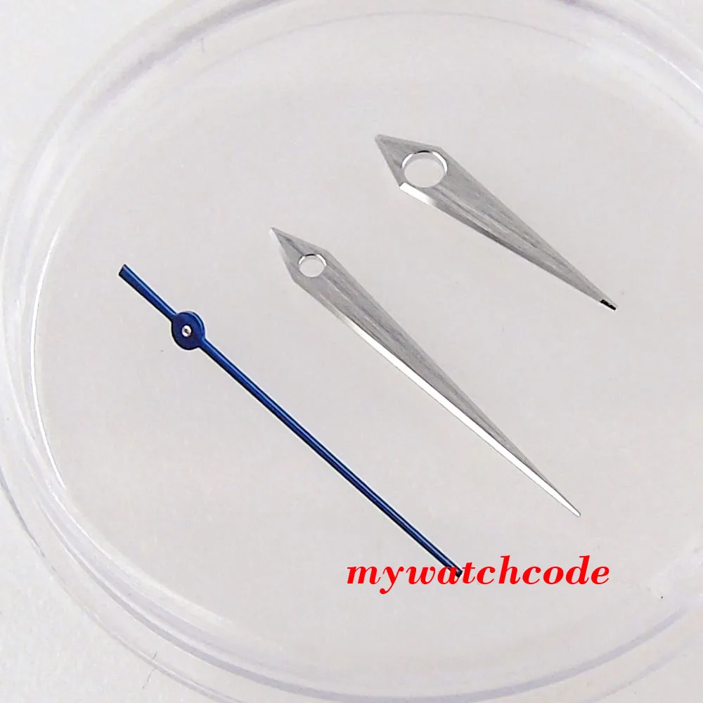Segunda mano de reloj azul cepillado para NH35A NH36A 7S26 4R35 4R36 piezas de repuesto de movimiento Kit de herramientas de reparación de reloj