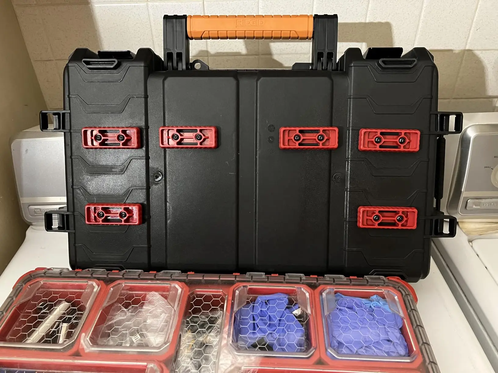 Tool Box Portable Tool Accessories Suitable for Milwaukee Series Tool Box 8-PCS Mounting Feet Box-packaging
