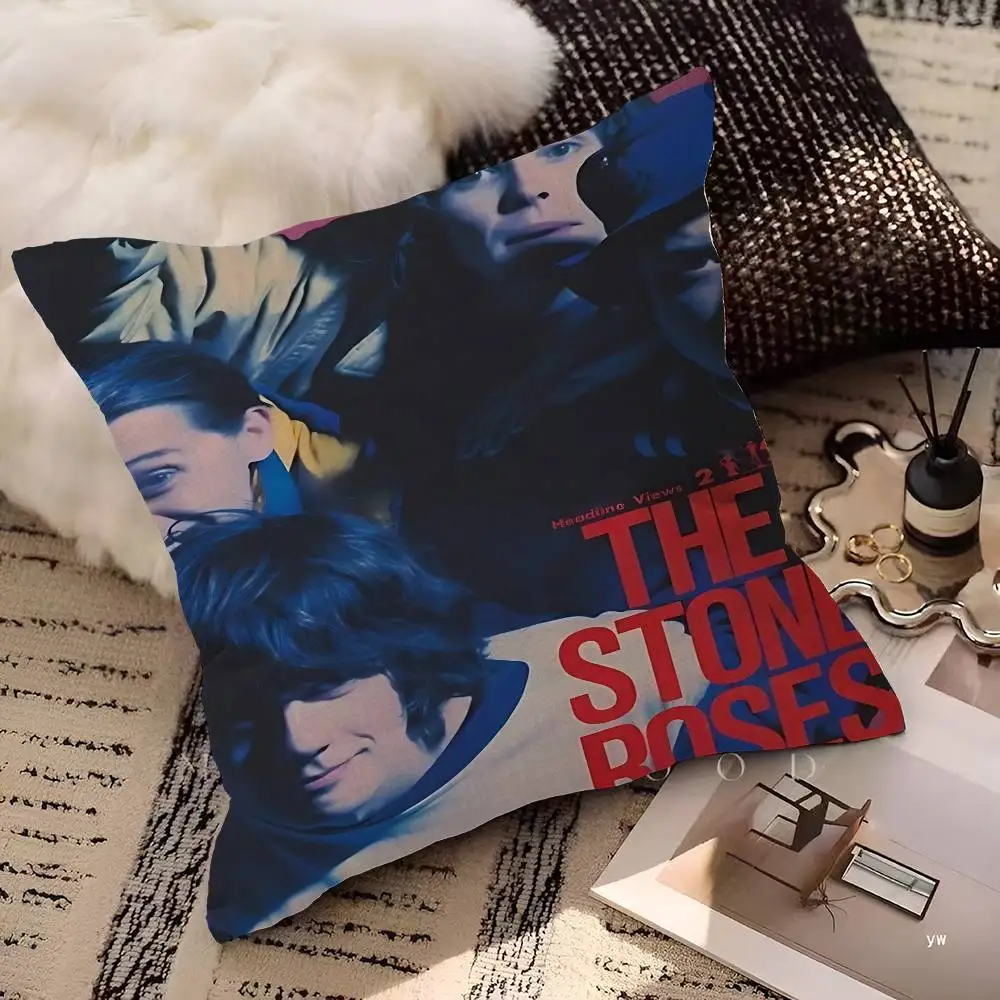 1pc The Stone Roses Pillowcase toon Gift Cushion Cover Bedroom Home Sofa Chair Seat Decor pillow case