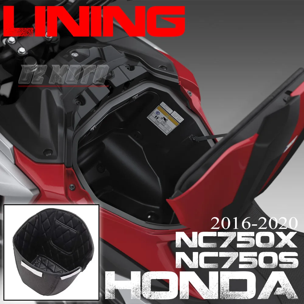 For HONDA NC750S NC 750X NC750X Storage Box Lining Fit 2016-2020 Motorcycle Fuel Tank Cushion Cover Rear Trunk Liner Protector