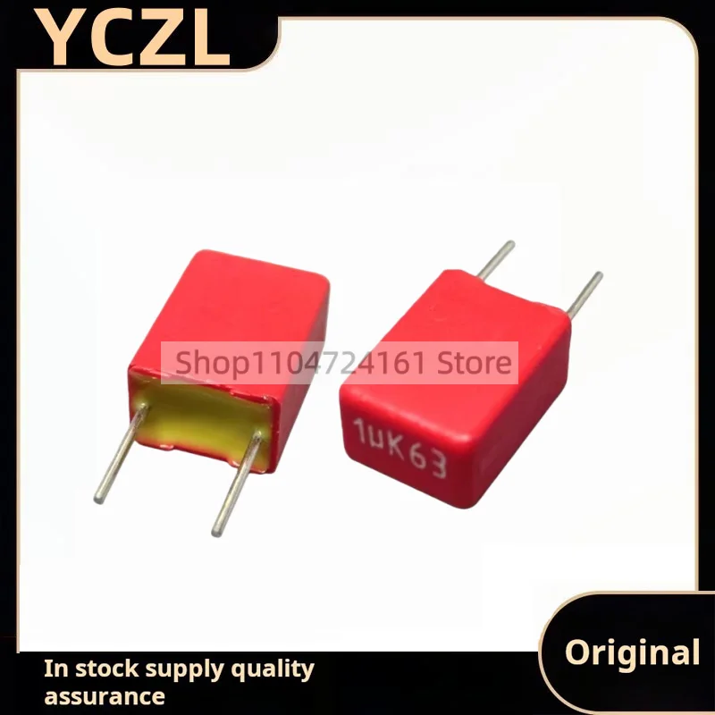 10PCS brand new imported genuine 1uF 63V 105 MKS2 fever film capacitor