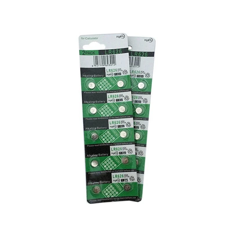 

20PCS/LOT AG4 SR626SW batteries LR626 377 377A 377S 177 Alkaline Battery 1.5v for Electronic Watch.