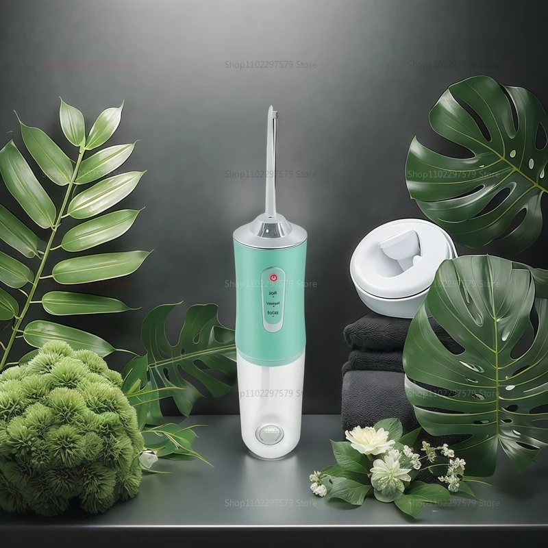 USB перезаряжаемый семейный ирригатор для полости рта, портативный ирригатор для воды, 3 режима, 4 насадки, чистка зубов, питьевая вода