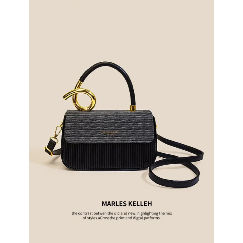 

Premium Leather Handbag For Ladies, Popular Crossbody Messenger Style With Spacious Interior, Fashionable Everyday Use