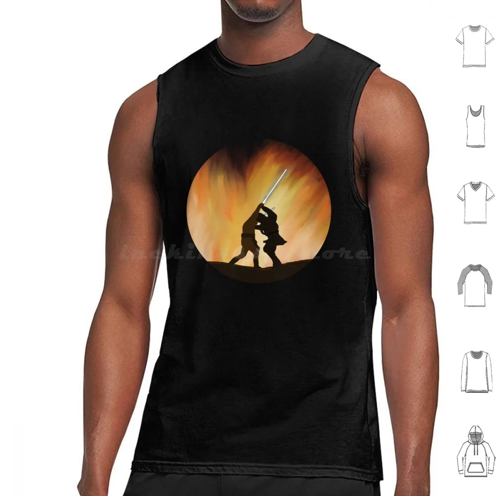 Brothers 2 Tank Tops Vest Sleeveless Anakin Anakin Skywalker Lightsaber Skywalker Jedi Clone Wars Ahsoka Prequels Obi