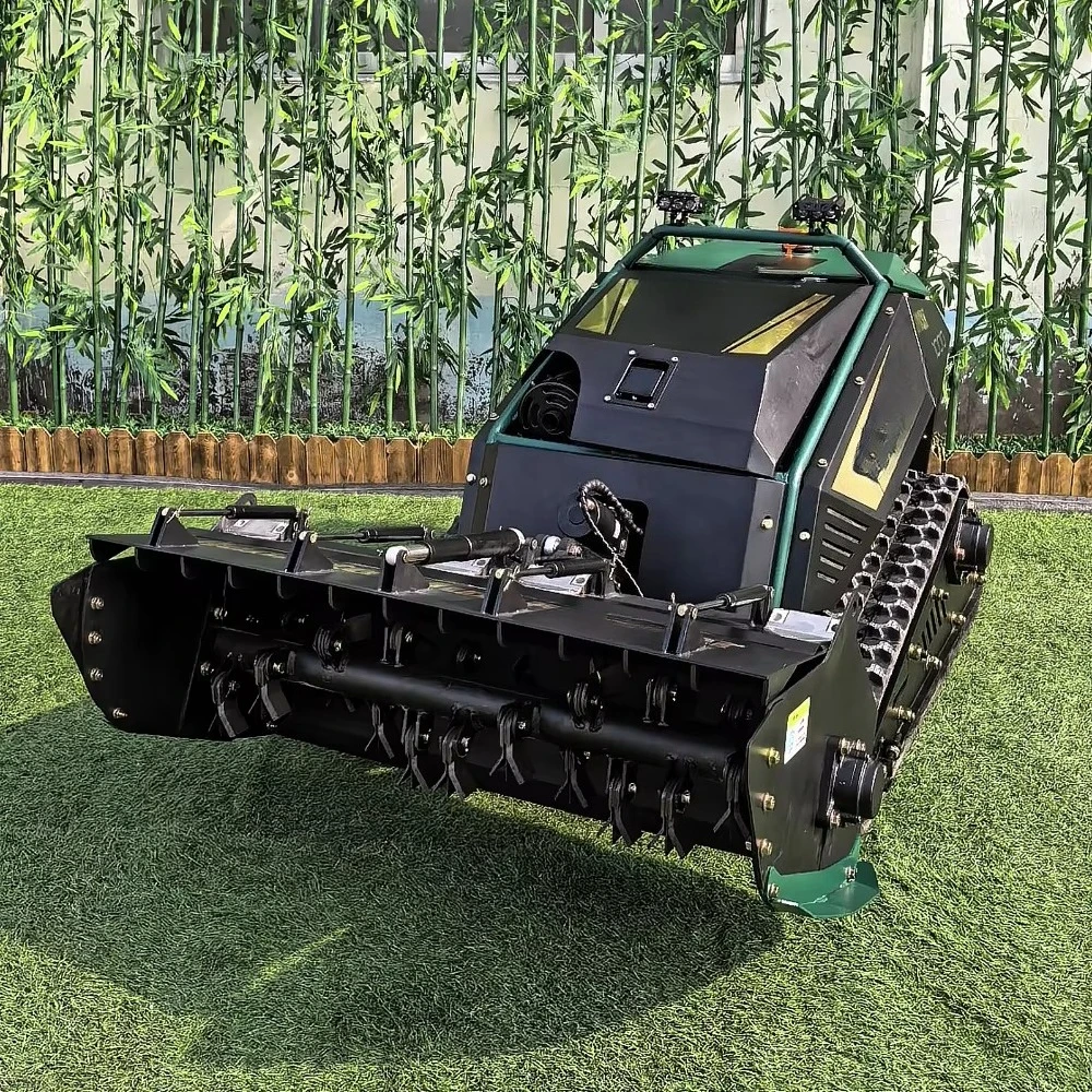 1000 Remote Control Lawn Mower Electric Start Trinciaerba Telecomandato Robotic Forestry Mulcher