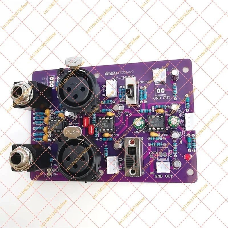 Nvarcher Dual Channel BTL Bridge Preamp Board | Balanced Input HIFI Stereo Amplifier Module for DIY Audio