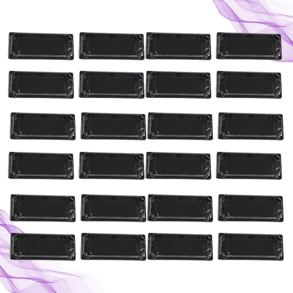 

50Pcs Sushi Box Disposable Food Containers Thickened Leakproof Microwave Safe Take Out Boxes for Restaurant Party Leftovers