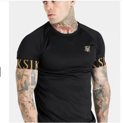 Cross-Border Summer European and American Men's Casual Short Sleeve Printed Breathable Sports round Neck Street TrendTT-shirt