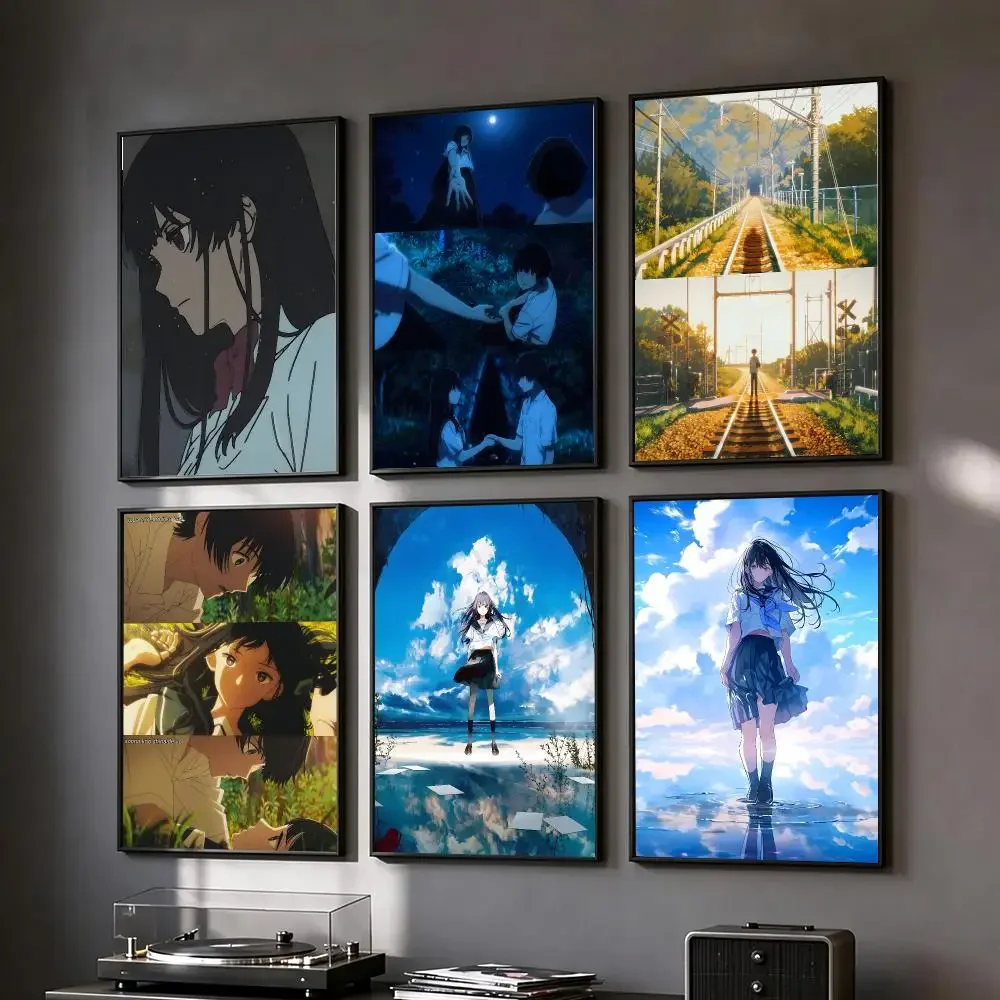 anime Tunnel to Summer the Exit of Goodbyes Poster HD Printing Vintage Luxe Home Decor Wall Art for Living Rooms Entryways Gift