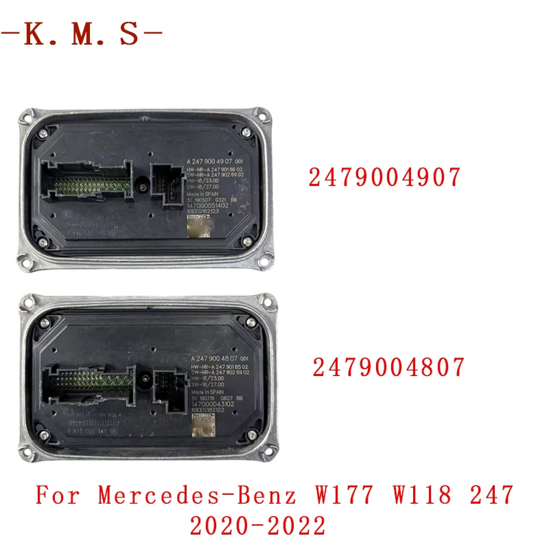 

2479004807 2479004907 Headlight LED Driver Module Original For Mercedes-Benz A class W177 W118 GLA CLA Car Accessories