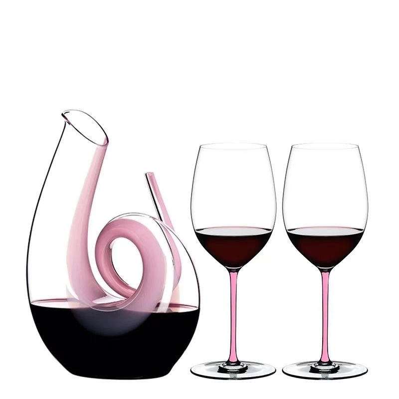 

Spiral handmade crystal creative decanter wine dispenser