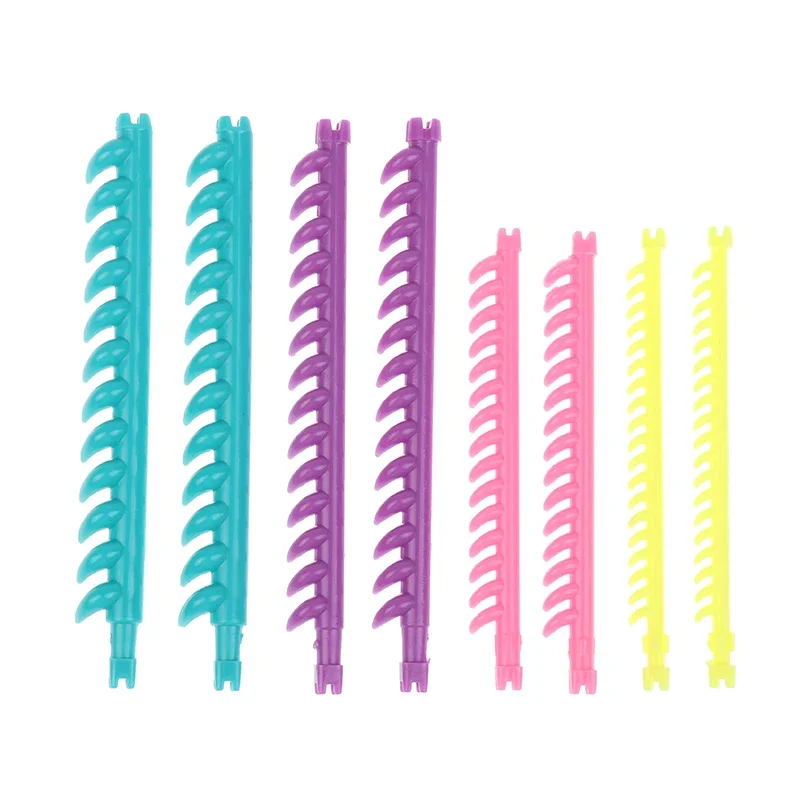 Hair Styling Tools 2.3/3.3/4/5mm Hair Root Perm Rods Bars Curlers With Clips Bangs Fluffy Salon Hair Rollers Set