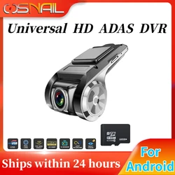 COSNAIL Dash Cam ADAS Car DVR HD 1080P Cyclic Recording USB Universal Auto Recorder Hidden for Android Multimedia Player DVD