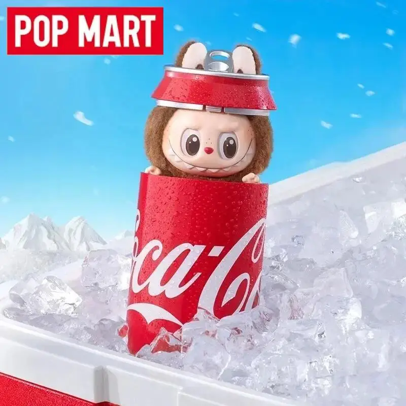 

POP MART Labubu The Monsters Coca-Cola Series Виниловая лицевая слепая коробка Игрушки Mystery Box Mistery Caixa Фигурка-сюрприз в подарок