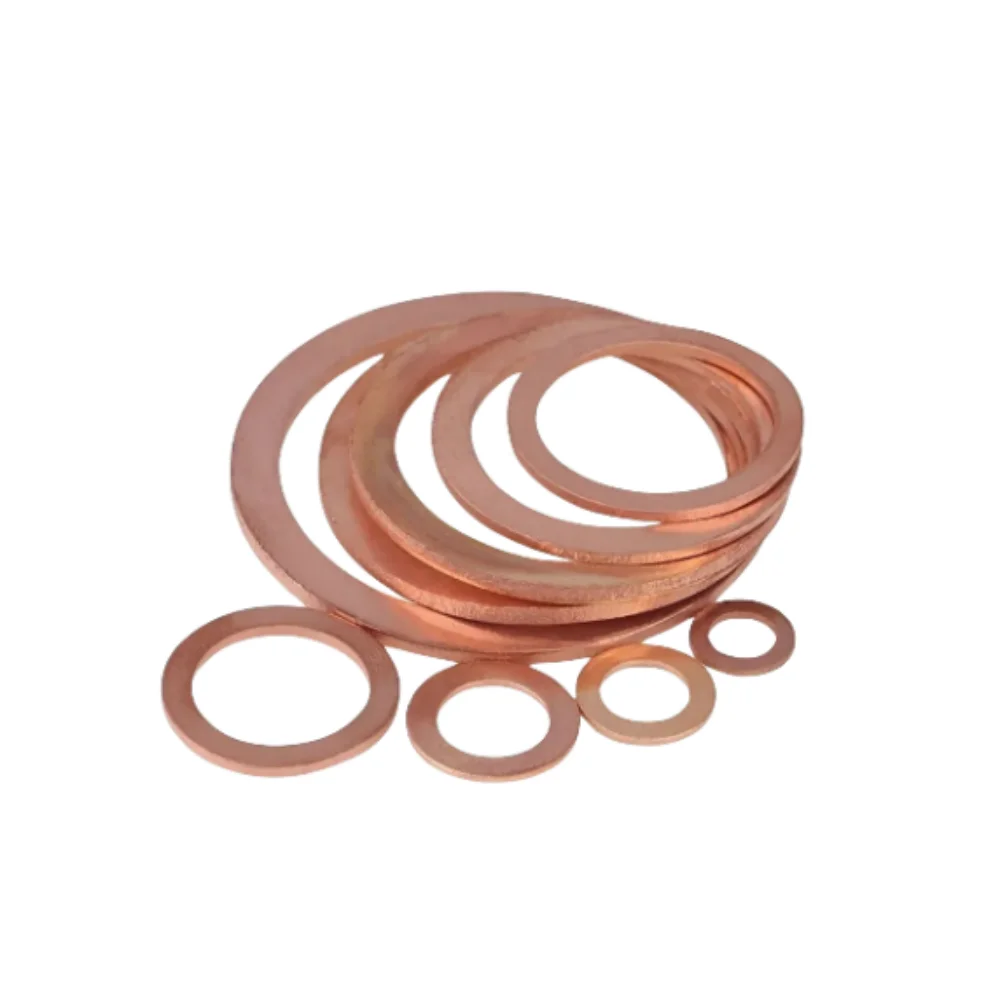 

Copper Washer Flat Ring Gasket Sump Plug Oil Seal Fittings Fastener Hardware Accessories IDM5M6M8M10M12M14M16M18M20 M22 M24-M48