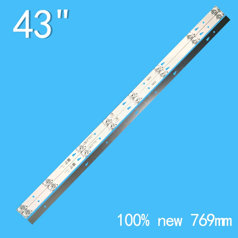 LED Backlight Strip for 43” JL.D43081330-004BS-M TCL43D08-ZC23AG-07 For 43GM16F 43W550A 43L1600C L43E9600 Atv43uhd 303tc43003