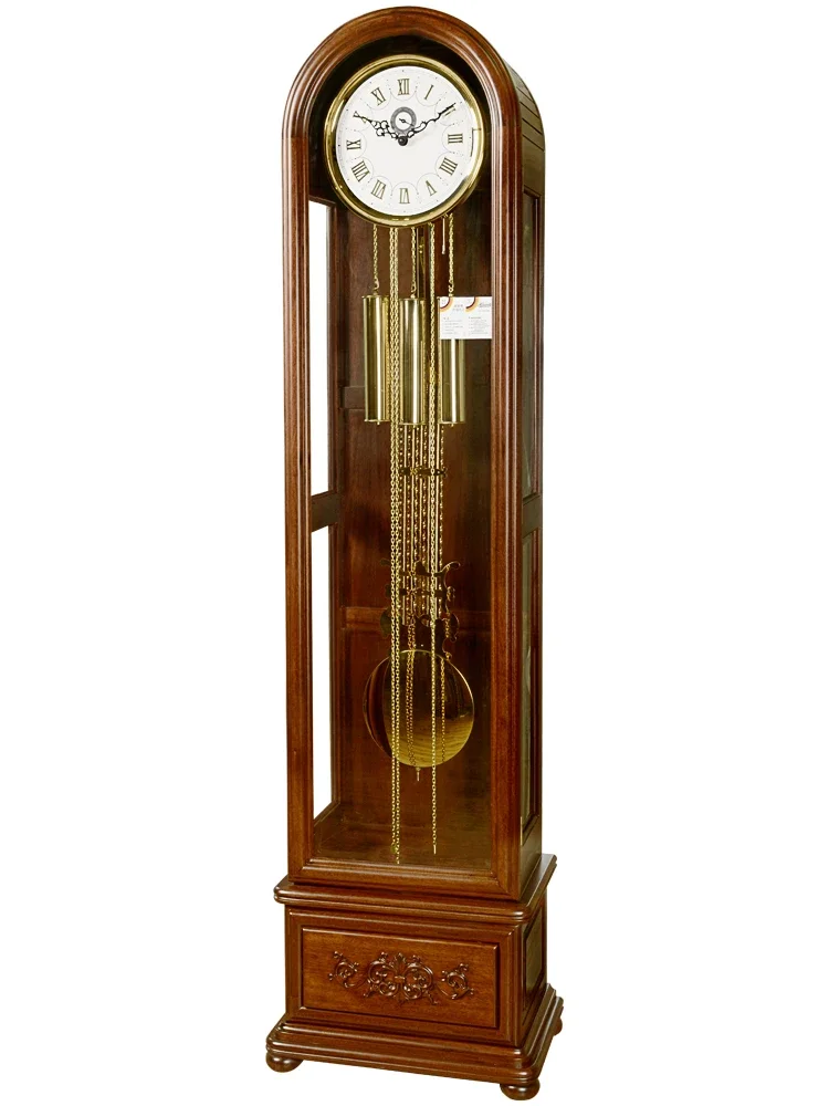 European-Style the Grandfather Clock Living Room German Hermle Movement Floor Clock Simple the Grandfather Clock