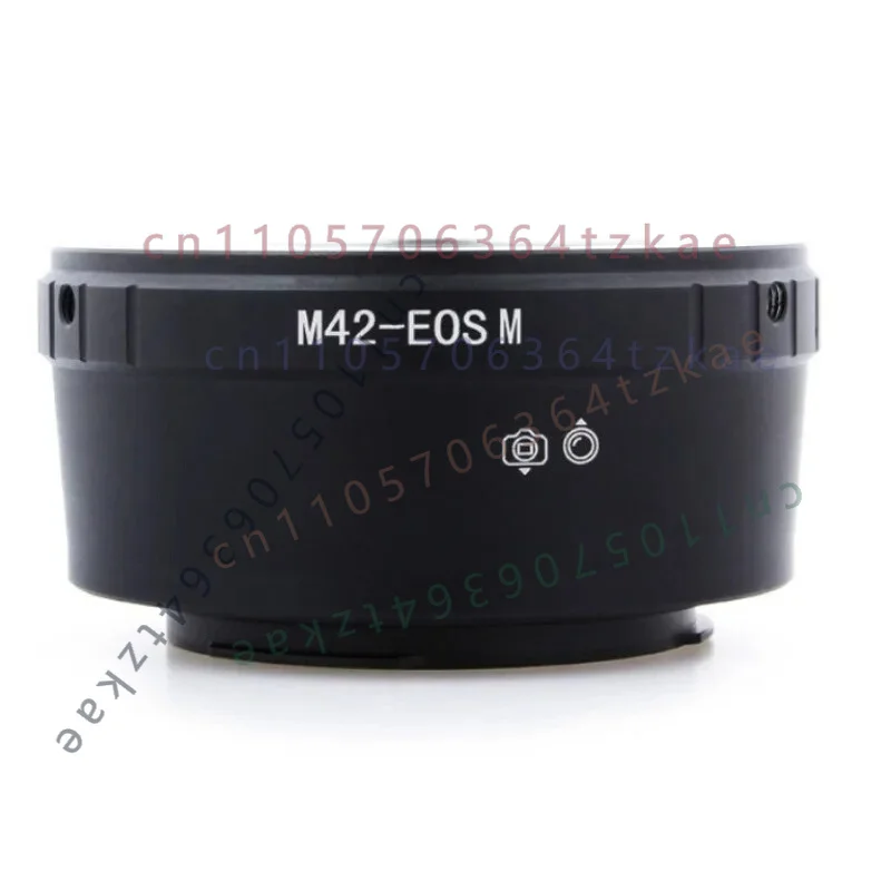 M42‑EOS M Mount Adapter Ring for Canon EOS M EF‑M Mirrorless Camera Lens Converter Photographic Accessory