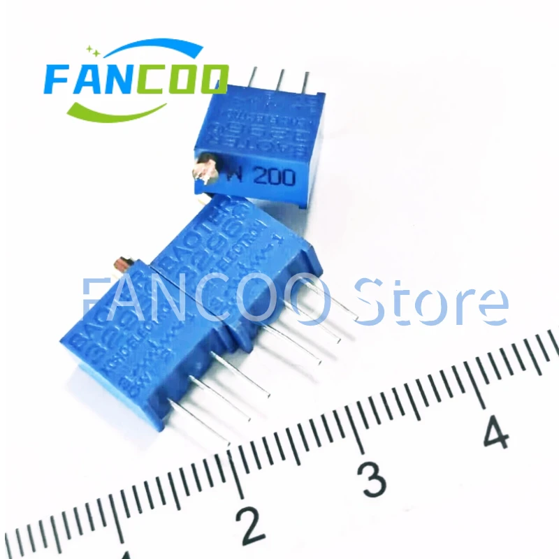 3296W 10R 20R 50R 100R 200R 500R 1K 100K 1M 2M 3K 300K 5K 50K 500K Top adjustment precision multi turn 3296W potentiometer