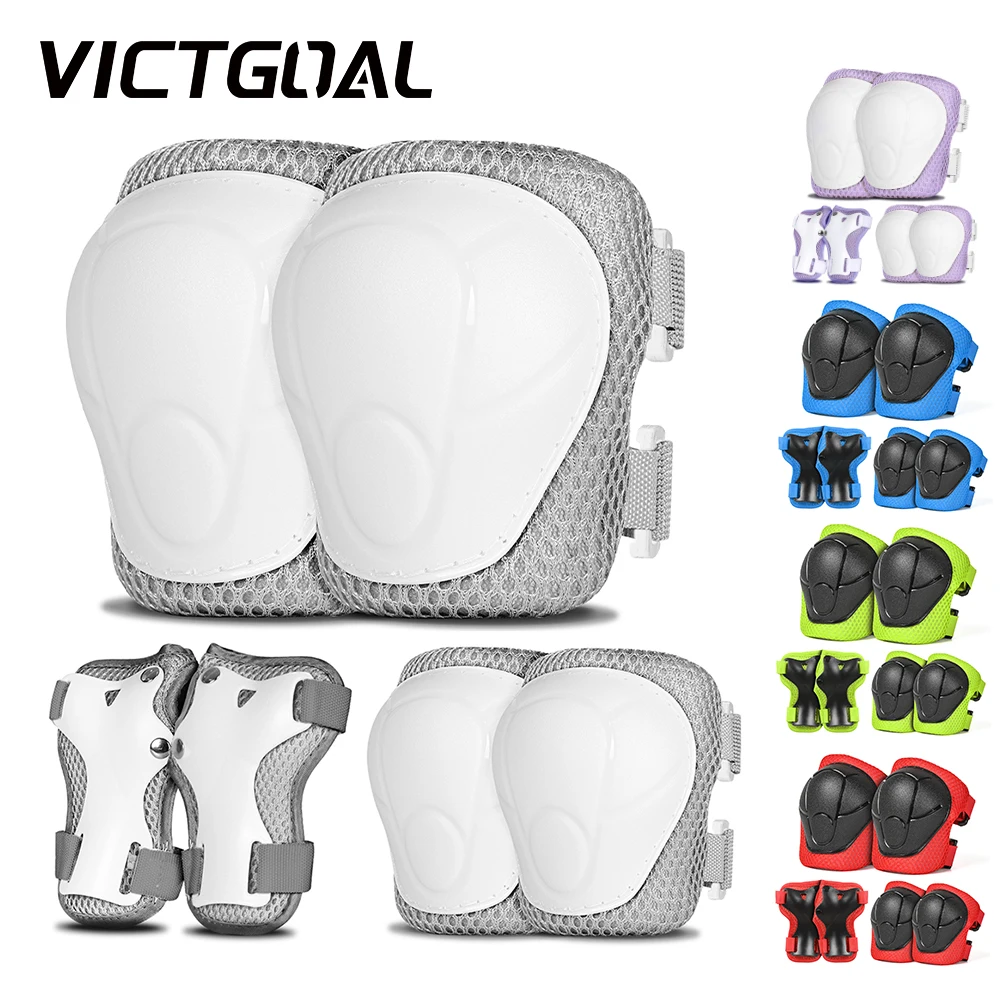 

VICTGOAL Kids Sports Protective Gear Sets Children Cycling Knee Pads Elbow Pads Wrist Guard for Balance Bike Scooter Skateboard