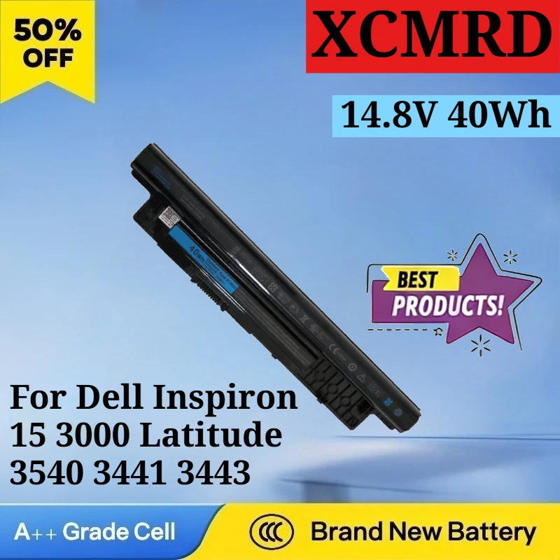 

New 14.8V 40Wh XCMRD/11.1V 65Wh MR90Y Battery for Dell Inspiron 15 3000 Latitude 3540 3441 3443 3442 3437 P28F P40F FW1MN 4WY7C