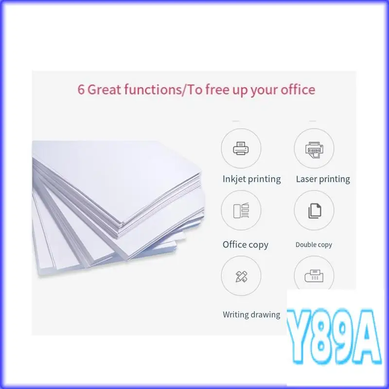 GO-Multiuso, Papel para Impressora 8,27X11,69 Polegadas Branco, Papel Branco, Material de Escritório (500 Folhas)