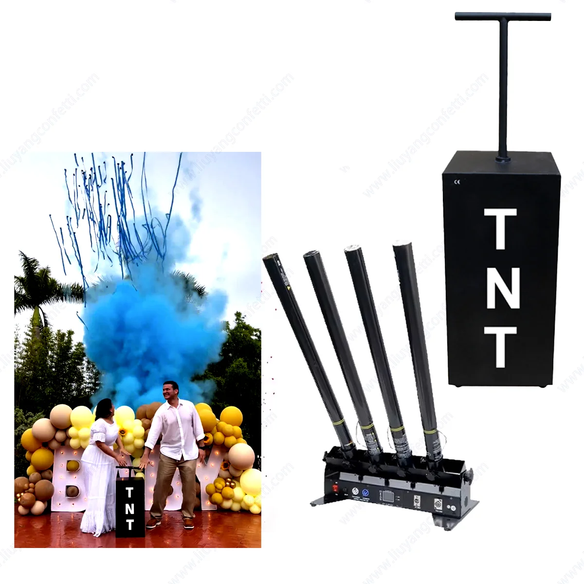 Elektronik Sprey Konfeti Toz T - Confetti Cannon Tube incelemesi ve fiyatı