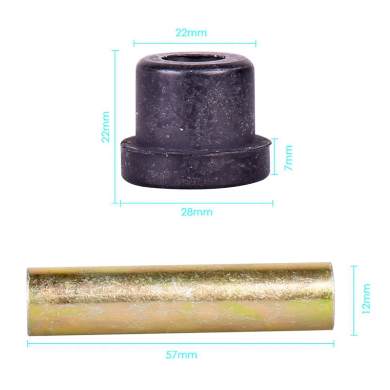 

B93B-6 Set Rear Leaf Spring For Club Car DS Gas Electric Golf Cart Bushing And Sleeve Kit, 1015583 1012303 1992 Up