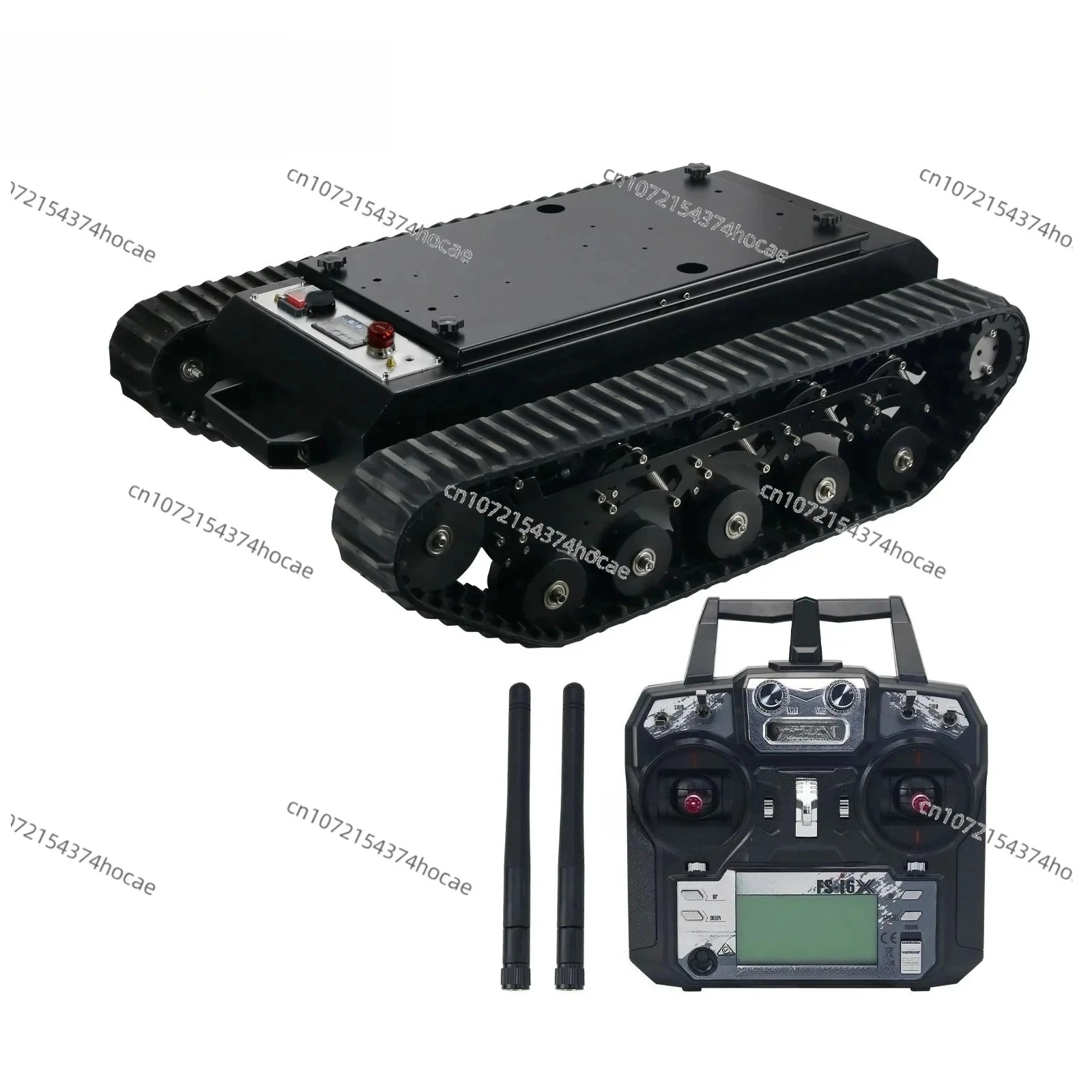 TR500 Tracked Robot Chassis, 50KG Load Bearing Crawler Base with DC Motor