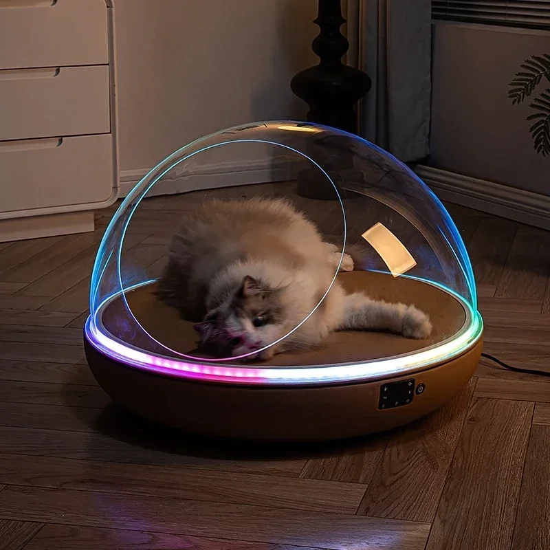 Cross-border 4-Season Smart Thermostatic Luxury Cat Bed For Pets