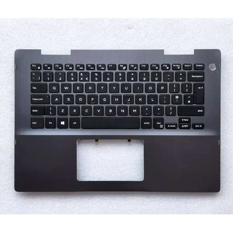 

Replacement Laptop Palmrest w/ Keyboard Gray for Dell Inspiron 14MF 5481 5482 0XHYYJ C shell UK layout without backlit