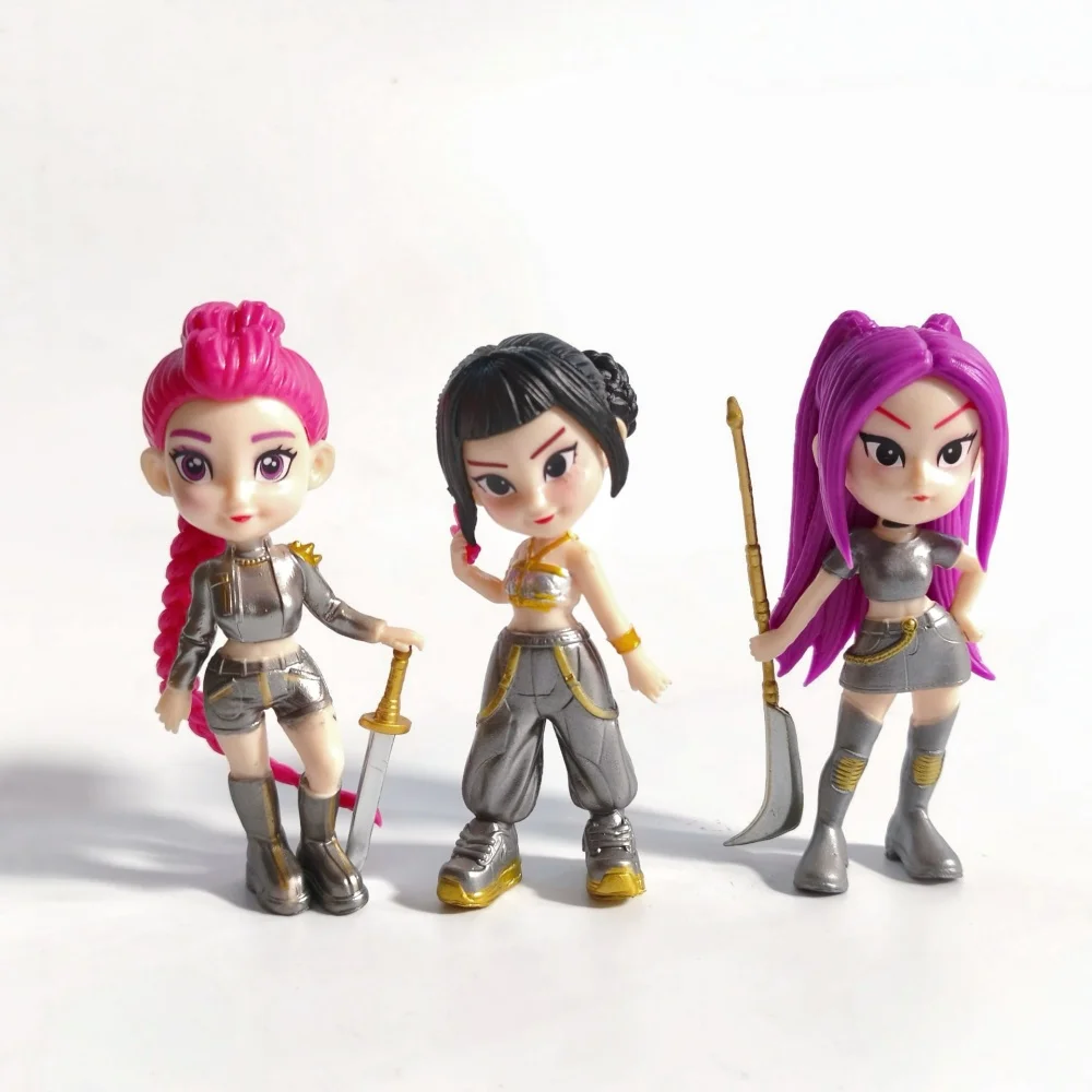 ฟิกเกอร์โมเดลของเล่นเด็กผู้ชาย 6 ชิ้น รุ่น 2026 รูมิ มิรา โซอี เดอร์ปี ไทเกอร์ ซาจา ของสะสมตกแต่งโต๊ะทำงาน ของเล่นโมเดล ของขวัญคริสต์มาสสำหรับเด็ก