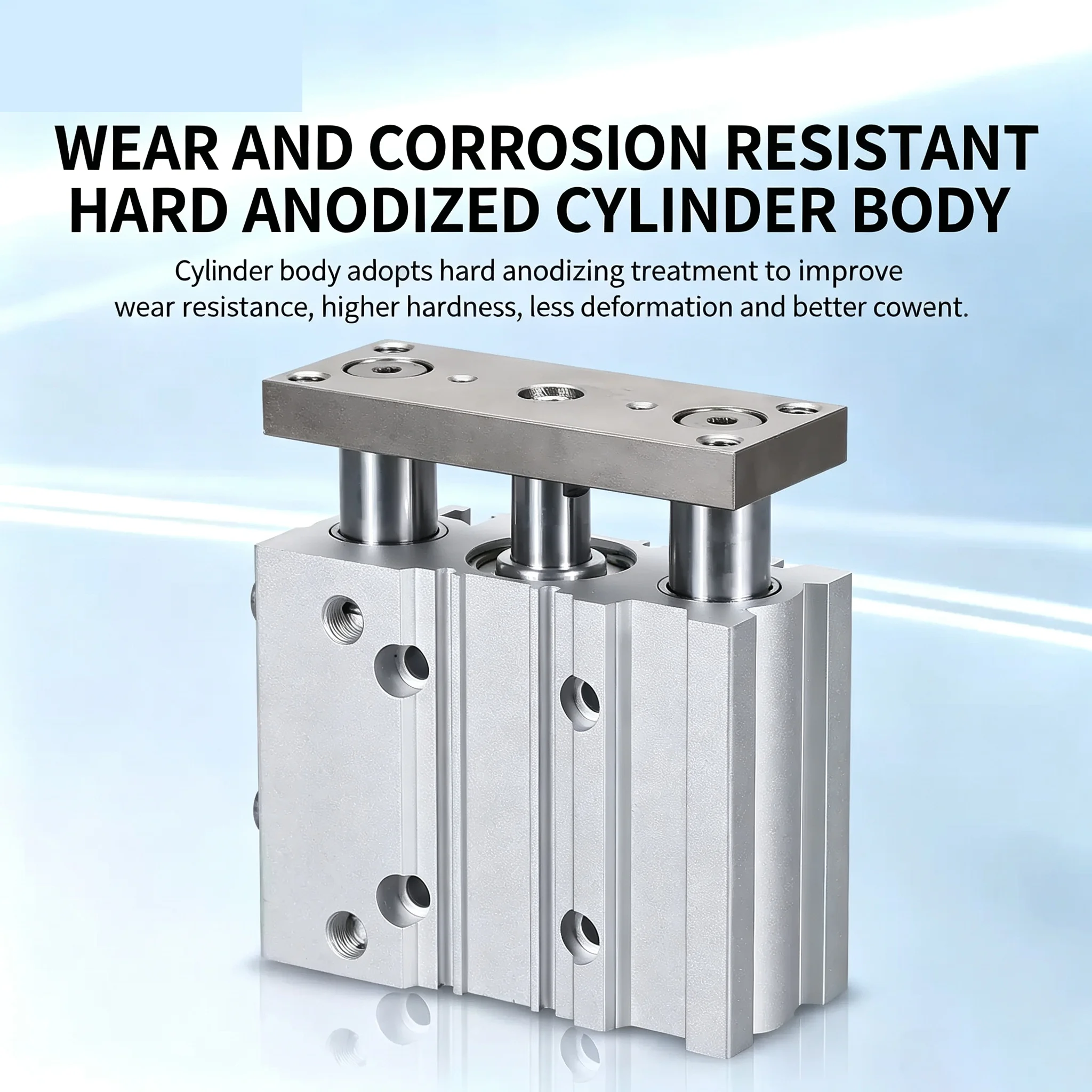 MGPM12-20Z 16-30Z MGPM12-50Z MGPM16-75Z MGPM16-100Z Compact guide cylinder Thin Three axis air pneumatic cylinder with guide rod