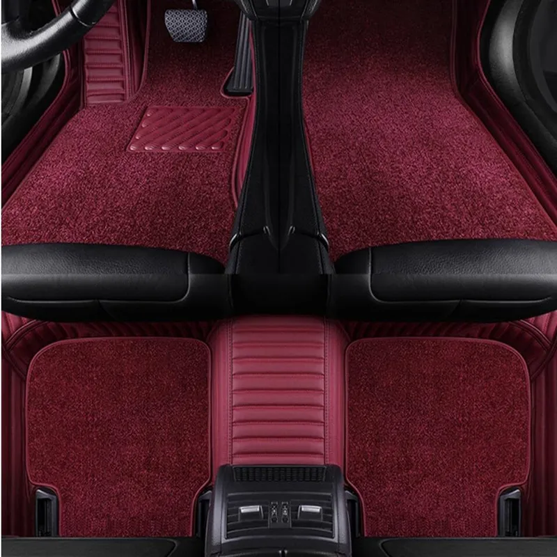 

Custom special car floor mats for Mercedes Benz CLA 35 45 AMG 2025-2020 X118 C118 double layers carpets for CLA35 CLA45 2024