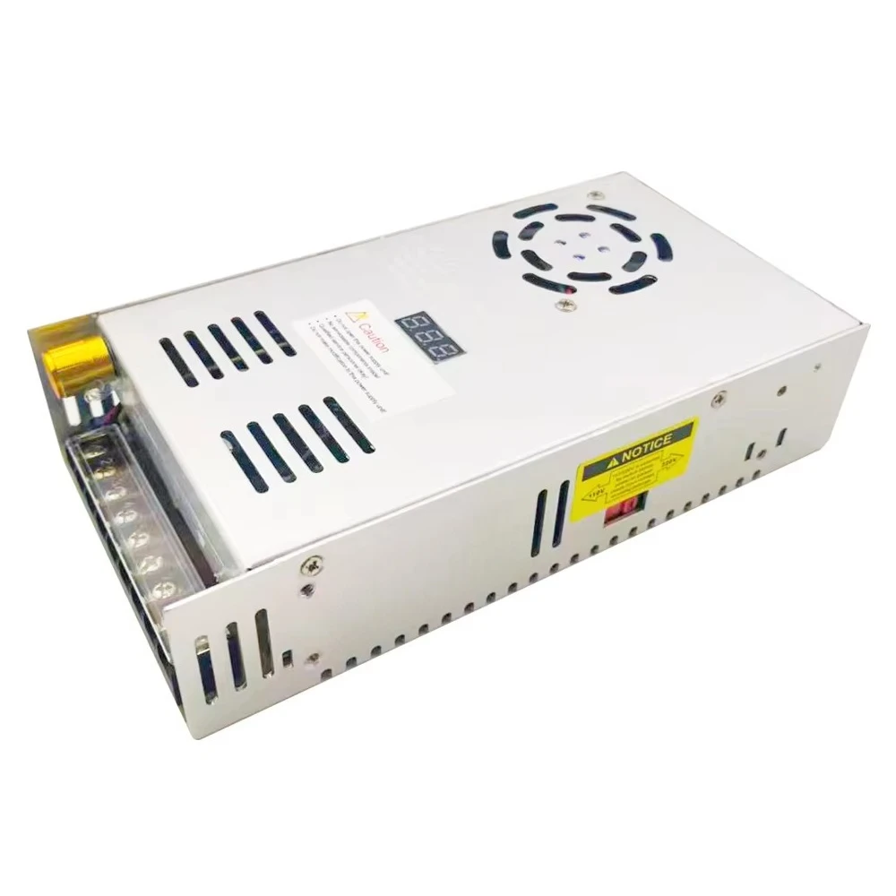 600W 12V 24v 36v 48v AC to DC Switching Power Supply With Digital Display Dc Voltage Adjustable Tester Power Supply 50A 25A Smps